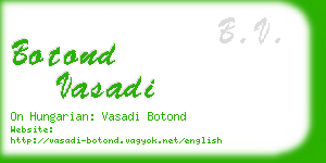 botond vasadi business card